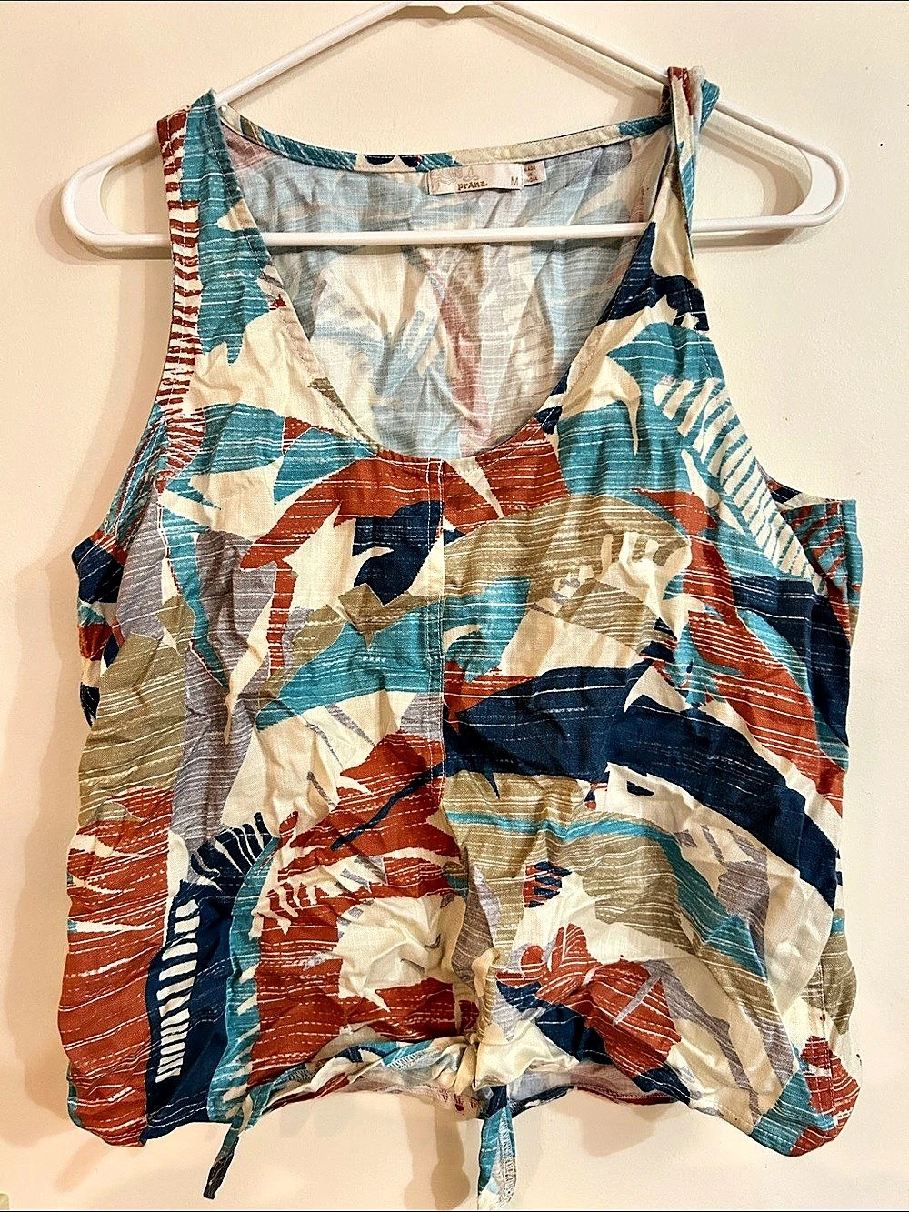 prAna Tank Top tie front